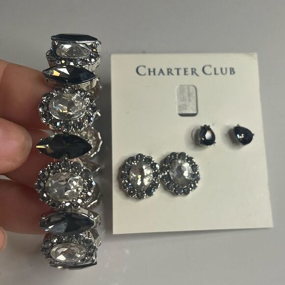 Charter club bracelet and earring set - Picture 6 of 7